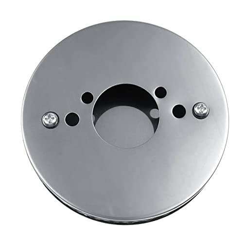 Doumneou 1 PZ Auto Chrome Pancake Filtro Aria Alta per Tutti 1.25 Pollice SU HS2 Carburatori 14X3cm