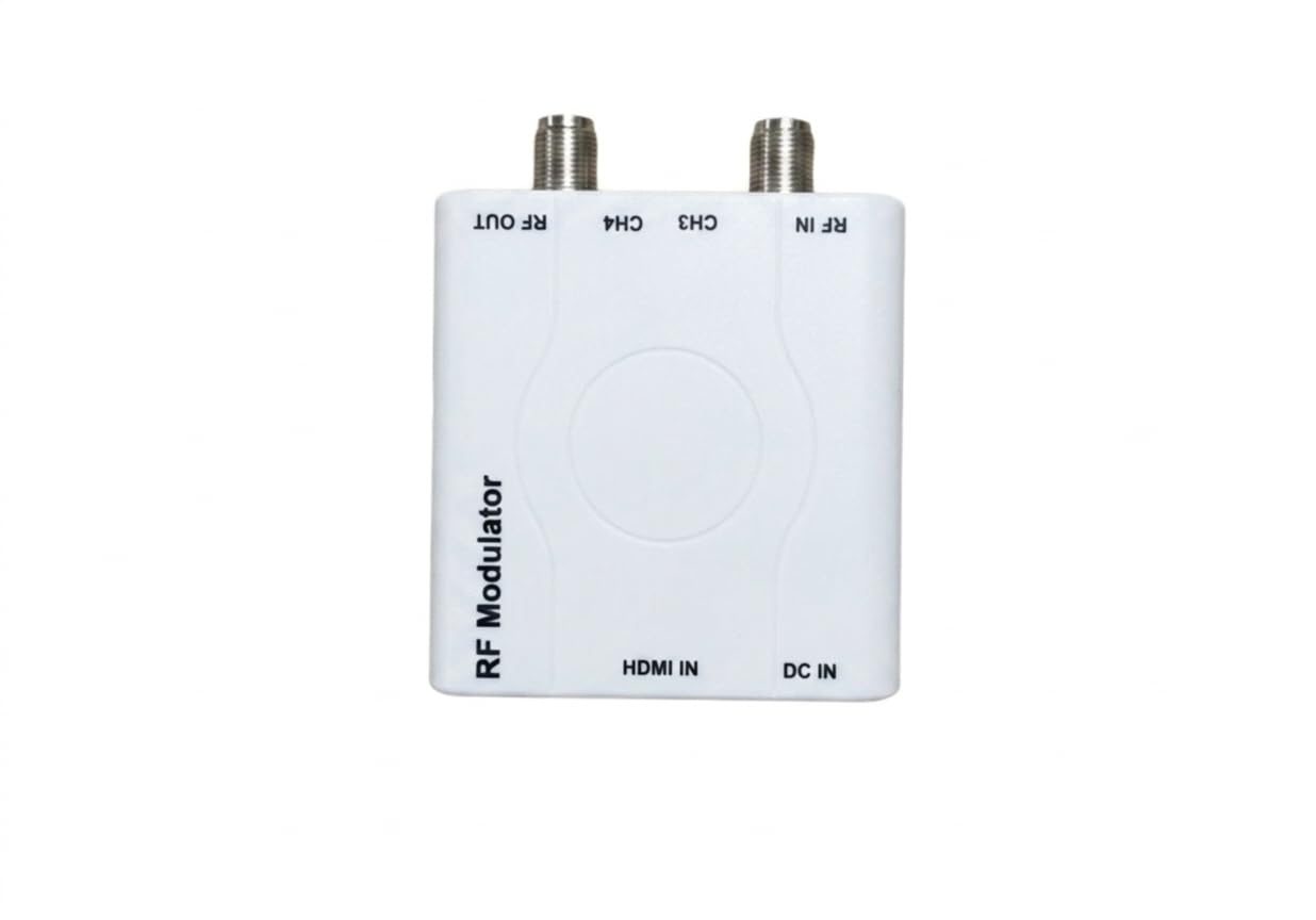 Convertidor HDMI a RF Modulador HDMI a RF (blanco)