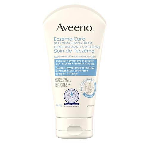 Aveeno crème hydratante quotidienne soins eczéma 166mL sans parfum
