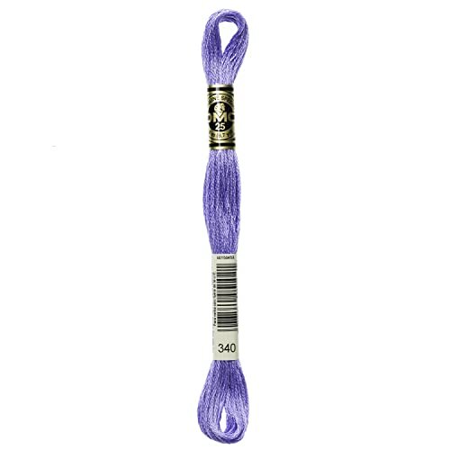 Image of DMC 6-Strand Embroidery Cotton Floss, Medium Blue Violet