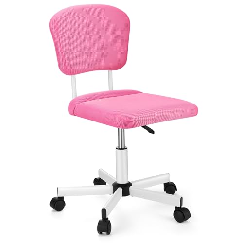 Consejos para Comprar Silla Giratoria Top 5. 45 YOMYM Silla de Oficina, Silla de Escritorio, Cómodo Silla Giratoria de Oficina, Silla de Ordenador Ergonómica com Soporte Lumbar, Altura Ajustable, Sin Brazos, Carga Máxima...