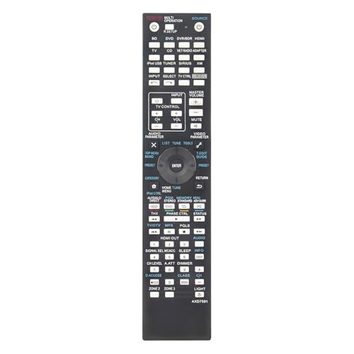 Télécommande de rechange AXD7591 pour récepteur AV Pioneer VSX-32 perdu ou en panne