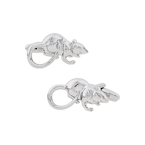 MRCUFF Rat Animal Pair Cufflinks with Box Cover