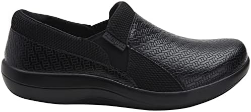 Alegria Duette - Stylish and Supportive Women's Nursing Shoe for All-Day Comfort - Nursing and Healthcare Professionals Black Woven 11 US | Image 1