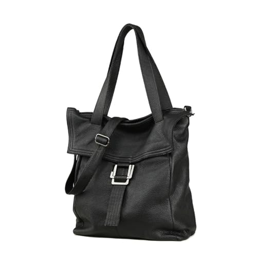 Sac épaule diagonale pour femmes en cuir souple grand volume