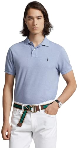 Image of POLO RALPH LAUREN Men's Custom Slim Fit Iconic Mesh Polo