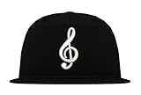 TRVPPY Snapback Cap Kappe Modell Notenschlüssel - Schwarz