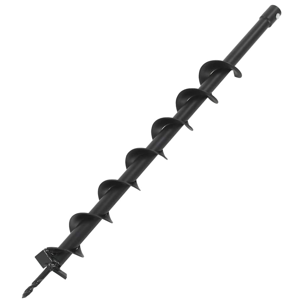 Juego de brocas de gasolina de 52 cc con 7 brocas y 2 extensiones, para construcción de vallas, plantación de árboles, taladro con mango antivibración