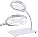 Produktbild ENJOHOS Lupenleuchte mit LED-Tageslicht,10X Tisch Lupe Lampe Tischlupe Lupenleuchte für handwerkliche Arbeiten,Lesen,Arbeit,Nähen,Hobbys (Weiß)