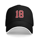 wuyijgcs classico rosso numero 18 sun berretto da baseball primavera unisex uomo donna cappello trucker all'ingrosso casual outdoor sport snapback cap essenziale per l'autunno e l'estate