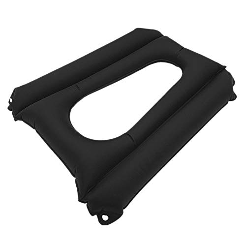 LOLPALONE Sartén hinchable lavable para uso doméstico, pacientes mayores, cojín de aire antiúlceras por presión, para personas mayores discapacitadas, con inflador
