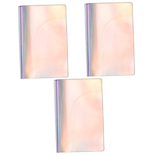 Portafoglio Da Viaggio in Pvc Lucido 3 Pezzi Porta Carte Didentità Di Credito Custodia Compatta Per Oggetti Essenziali Da