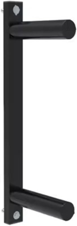 Barbell Plate Holder, Weight Rack Storage Wall Mounted Space-Saving & Compact Fitness Steel Stand/Organizer for Home Gym Workout Room,Black-20x80cm