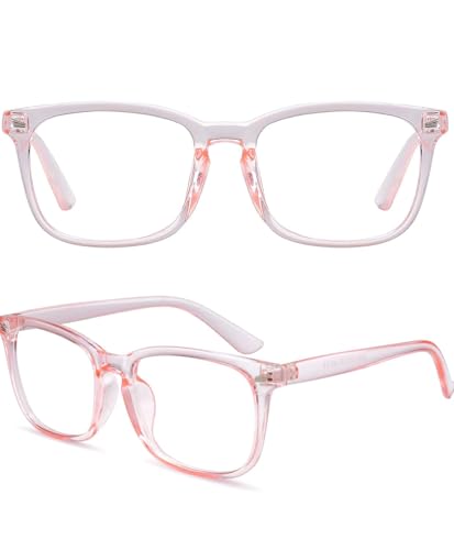 Image of IFLASH Blue Light Blocking Glasses Gaming Filter Transparent Square Eyeglasses for Eye Protection Men Women, Computer /Tablet /Laptop /Mobile /TV, Anti-blue & Anti eyestrain
