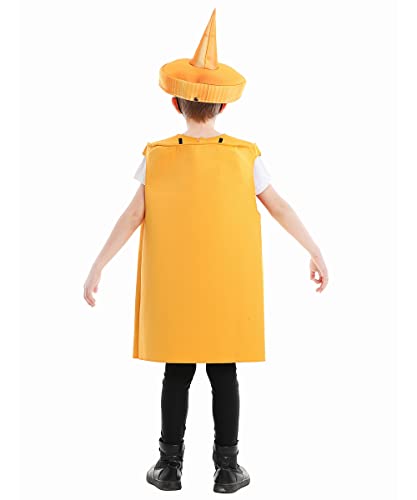 Disfraz Amarillo Mostaza para Niños Talla Única miniatura 5