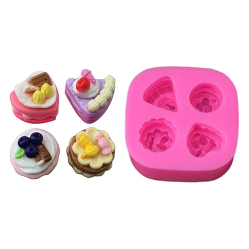 YIBOZI Silikonform für Desserts, Gebäck, Zubehör, verschiedene Formen, Backformen, geeignet zum Backen von Schokoladen-Leckereien