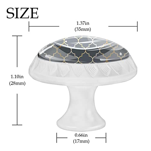 Tiroir de commode rénové avec ces boutons gris géométriques - 5