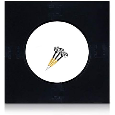 Dart Surround Für Alle Marken-Dartscheiben 45,5Cm - Dart Auffang-Ring Schwarz - Umrandung - Wandschutz Für Das Dartboard Ohne Zusatzbefestigung Cover