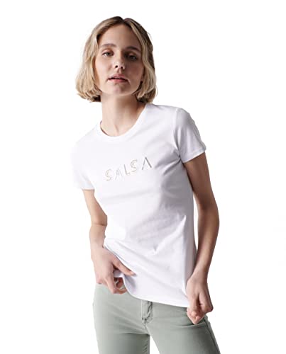 Salsa Camiseta Blanca con Branding