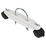 Yuanpgky Paquete de 2 soportes de calentador eléctrico con ruedas giratorias de 360°, soporte de radiador de acero al carbono resistente para unidades de calefacción móviles en el hogar, oficina y