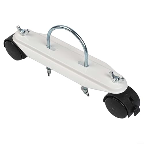 Yuanpgky Paquete de 2 soportes de calentador eléctrico con ruedas giratorias de 360°, soporte de radiador de acero al carbono resistente para unidades de calefacción móviles en el hogar, oficina y