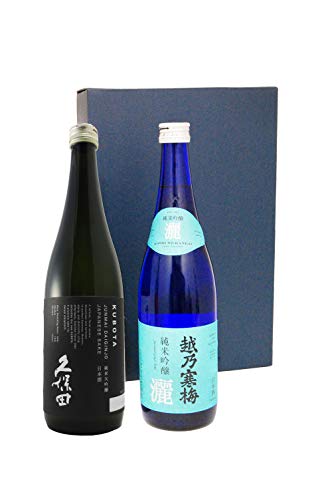 〔セット商品〕新潟県の銘酒 720ml×2本セット「久保田 純米大吟醸 + 越乃寒梅 灑 (さい) 純米吟醸」
