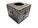DeLeon Collections Metal Star Square Tissue Box, Copper Finish