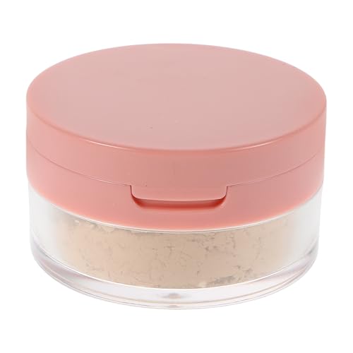 Zerodeko Polvo Suelto Fijador para Maquillaje Facial Tono 2 Piel Clara, Control de Aceite, Transpirable y Resistente al Sudor con Borla para Aplicación Precisa, Compacto y Cobertura