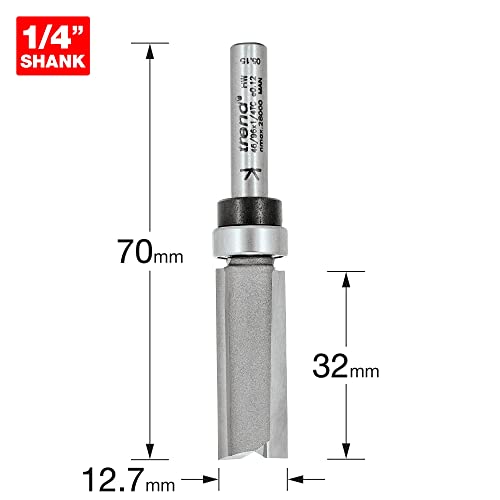 Trend Professional Profiler, 12.7mm Diameter, 32mm Cut Length, 1/4 Inch Shank, Bearing Guided, Tungsten Carbide Tipped, 46/96X1/4TC - Image 3