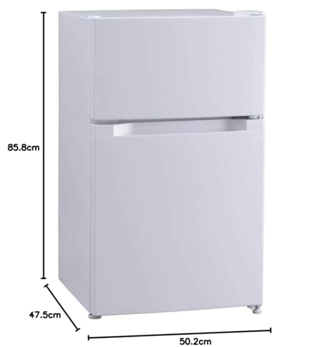 アイリスプラザ 冷蔵庫 87L PRC-B092D-W の商品画像 9