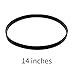 Generic Band Saw Tires Band Saw Rubber Tire Parts Rubber Traction Bands Non Slip Noise Reduction Portable Woodworking Replacement, 14 inch