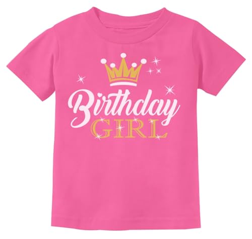 Image of Tstars Birthday Girl Crown Shirt - Cute Tee Gift for Youth Girls, Fun Outfit for Party or Big Day