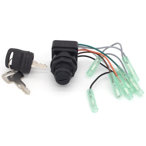 QuickMarine 37110 92E00 Boat Main Switch Ignition Key Assembly for