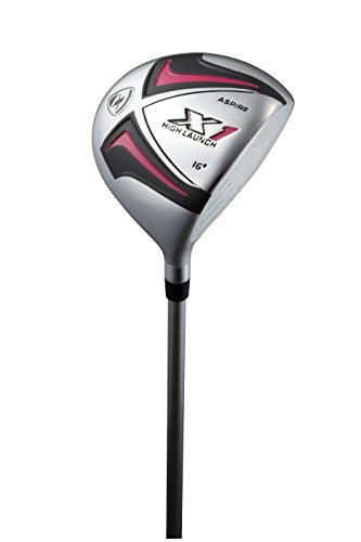 Image of Aspire X1 Ladies Complete Right Handed Golf Club Set | Complete Regular & Petite Womens Golf Clubs Set | with 3 HC's, Lightweight Shafts & Spacious Stand Bag w /Storage Pockets & Dual Carrying Straps