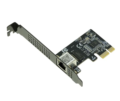 Ya en mundofriki.es: KALEA-INFORMATIQUE Tarjeta controladora de Red PCIe 5 Gigabit ETHERNET 10 100 1000 1G 2,5G 5G con Conector RJ45 y chipset REALTEK RTL8126 CHIPSET