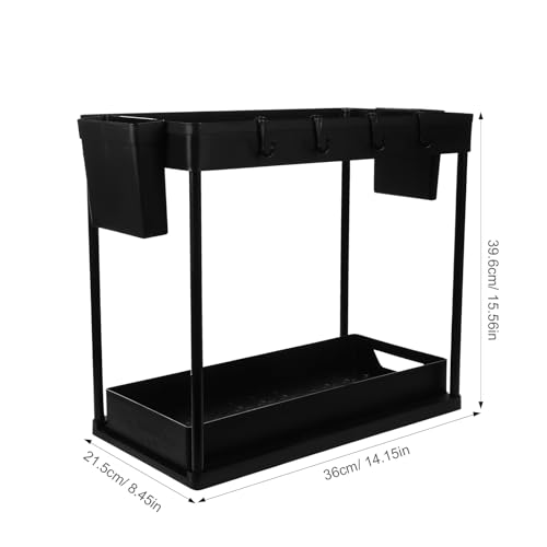 Étagère réglable Toyvian pour optimiser le rangement sous évier encombré - 8