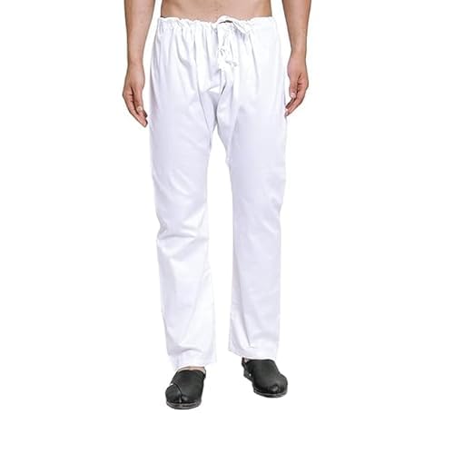 pk mart Regular Fit Bottom Wear Chudidar Pyjama | Ethnic Wear Solid Pyjama for Men-picture-47