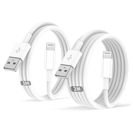 Cavo For IPhone Originale For Apple Certificato MFi,Cavetto USB Lightning Ricarica 2Pezzi 1M+2M For iPhone 14 Pro Max/13/12/11/XR/XS/X 8/7/6s/6/5/Plus/SE/SE 2/iPad Mini 4 caricatore cavi