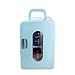 Produktbild LIU UK Car Refrigerator Mini Auto KüHlschrank Tragbare Haushaltsheizung Und KüHlbox 12 Liter KüHler 12v / 220v Dualspannung Studentenwohnheim KüHlschrank - Blau