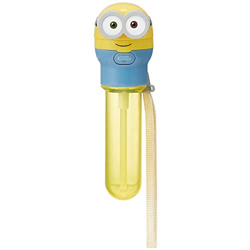 Skater Garrafa PET PSHC7 com estojo de transporte, tampa de palha, 350 ml, 500 ml, Minion