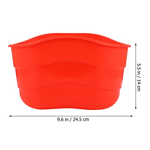 Cesta de ciclismo para niños BESPORTBLE roja de manillar infantil 2