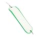 Homairate Trolling Flasher, Fishing Flasher Luminous ABS High Hardness Practical for Accessories (Transparent Green)