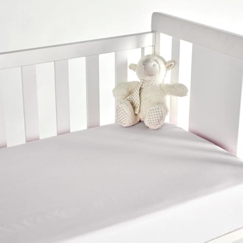 10XDIEZ Fitted Sheet Cot Cotton White - Adaptable 10XDIEZ Fitted Sheet Cot Cotton White - Adaptable