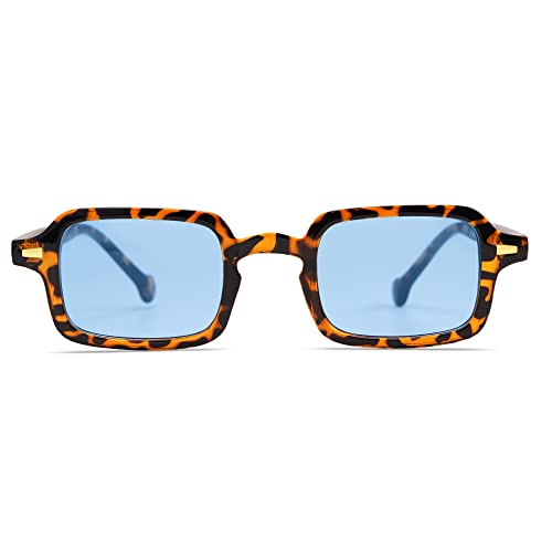 VANLINKER Retro Rectangle Sunglasses for Women Men Trendy Small Square Vintage Shades VL9749