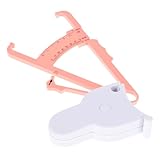 VICASKY Portatile di Plicometrico e Grasso Corporeo Accessorio per Misurare Pliche Cutanee e Circonferenze di Braccia Vita Fianchi e Gambe per Controllo Forma e Salute