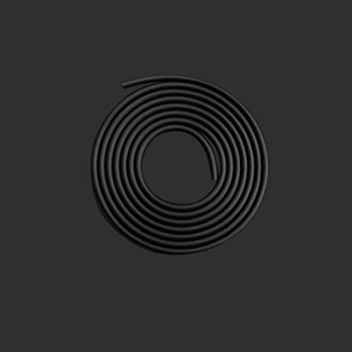 LucyStudio Luftpumpenschlauch 5m Sauerstoffschlauch 4/6mm Aquarienschlauch Bunt Belüfterschlauch Silikon Luftschlauch Schwarz