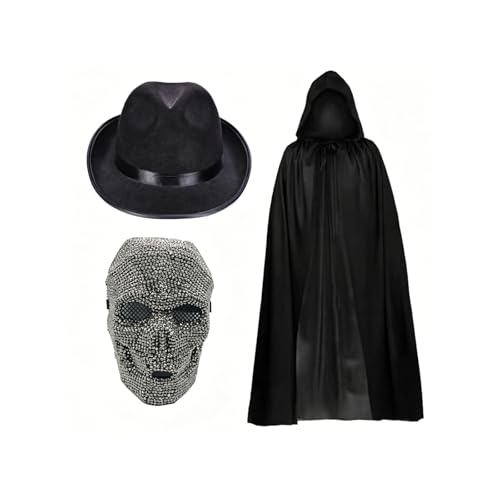Crâne d'Halloween pour costume de cosplay et décor de fête à thème - 2