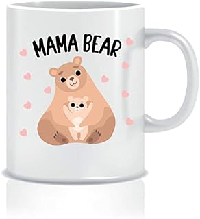 Mummy Mug | Mama Bear New Presents for Mum | Novelty Mugs Women from Daughter | Christmas Mug Funny Present Mothers Day | Best mom Mother Birthday | Step Moms mam CMUG59