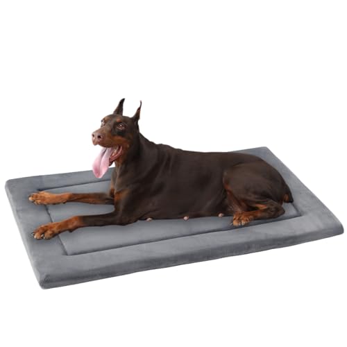 KHONSU PET Dog Bed Mat for Crate 1.1in Slim Cooling Pad...