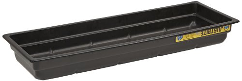 Image of Justrite 28715 EcoPolyBlend Polyethylene Spill Tray, 46 inch Width x 5-1 /2 inch Height x 16 inch Depth, Green, 46 inch W x 5-1 /2 inch H x 16 inch D